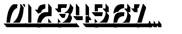 Sanvilo Extrude Font OTHER CHARS
