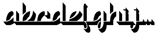 Sanvilo Extrude FONT