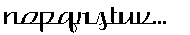 Sanvilo Regular Font LOWERCASE