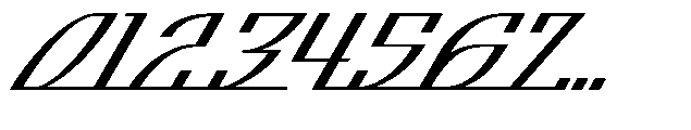 Sanvilo Slant Font OTHER CHARS