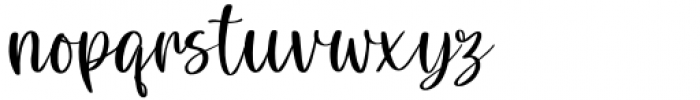 Saphire Regular Font LOWERCASE