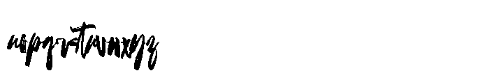 Saphu Renghoro Font LOWERCASE