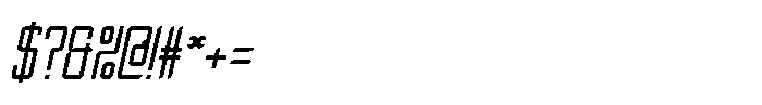 Sapience Oblique Font OTHER CHARS