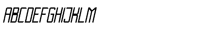 Sapience Oblique Font UPPERCASE