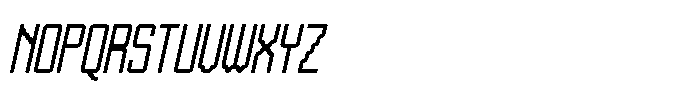 Sapience Oblique Font UPPERCASE