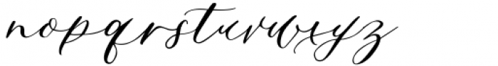 Sapphire Script Regular Font LOWERCASE