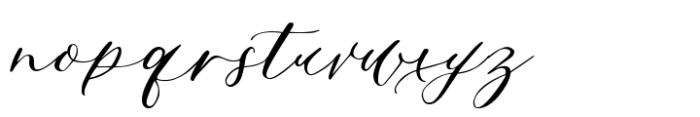 Sapphire Script Font LOWERCASE