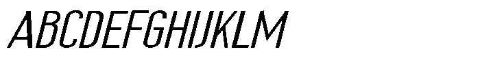 Saqi Bold Expanded Italic Font UPPERCASE