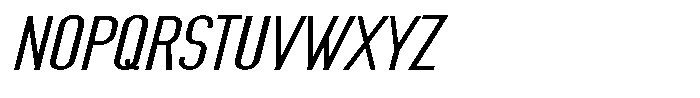 Saqi Bold Expanded Italic Font UPPERCASE
