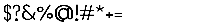 Saqi Bold Expanded Font OTHER CHARS