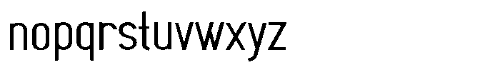 Saqi Bold Expanded Font LOWERCASE
