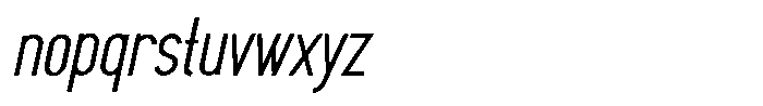 Saqi Bold Italic Font LOWERCASE