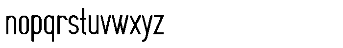 Saqi Bold Font LOWERCASE