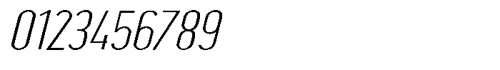Saqi Expanded Italic Font OTHER CHARS