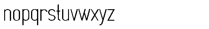 Saqi Expanded Font LOWERCASE