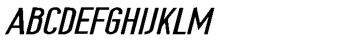 Saqi Extra Bold Expanded Italic Font UPPERCASE