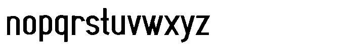 Saqi Extra Bold Expanded Font LOWERCASE