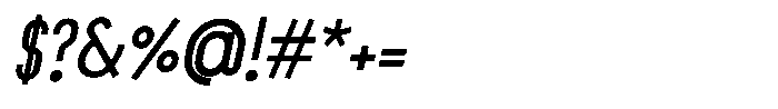 Saqi Extra Bold Italic Font OTHER CHARS