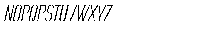 Saqi Italic Font UPPERCASE