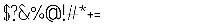 Saqi Regular Font OTHER CHARS