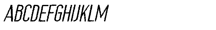 Saqi Rough Bold Italic Font UPPERCASE