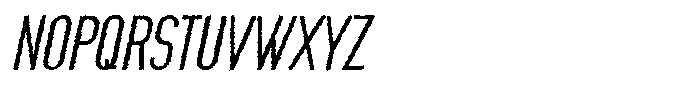 Saqi Rough Bold Italic Font UPPERCASE