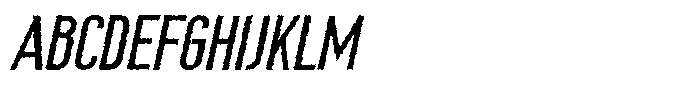 Saqi Rough Extra Bold Italic Font UPPERCASE