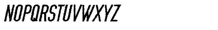 Saqi Rough Extra Bold Italic Font UPPERCASE