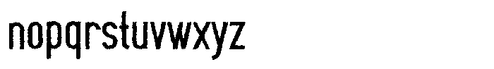 Saqi Rough Extra Bold Font LOWERCASE