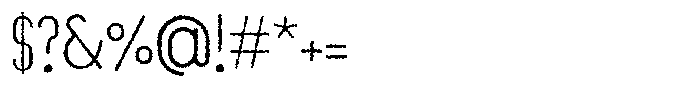 Saqi Rough Regular Font OTHER CHARS