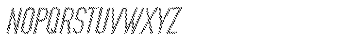 Saqi Scribe Bold Italic Font UPPERCASE