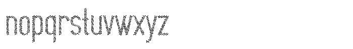 Saqi Scribe Bold Font LOWERCASE
