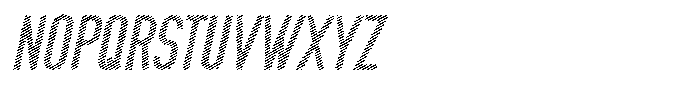Saqi Scribe Extra Bold Italic Font UPPERCASE