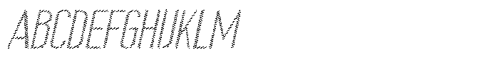 Saqi Scribe Italic Font UPPERCASE