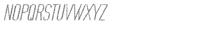 Saqi Scribe Italic Font UPPERCASE