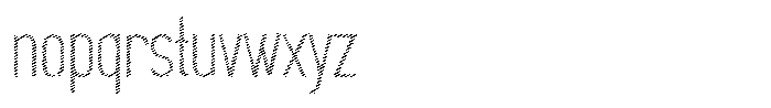 Saqi Scribe Regular Font LOWERCASE