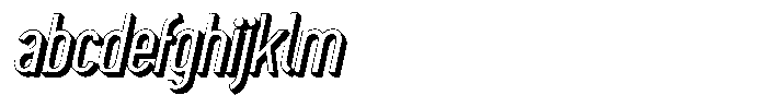 Saqi Shadow Bold Italic FONT