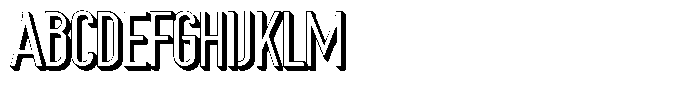 Saqi Shadow Bold Font UPPERCASE