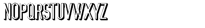 Saqi Shadow Bold Font UPPERCASE