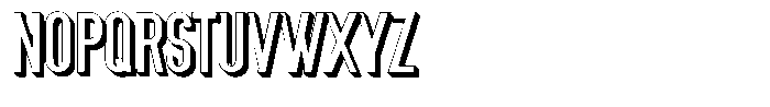 Saqi Shadow Extra Bold Font UPPERCASE