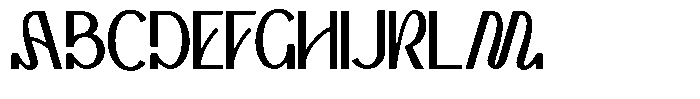 Saramorea Font UPPERCASE