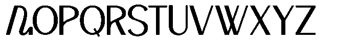 Saramorea Font UPPERCASE