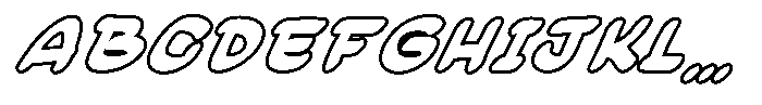 Sardono Inline Font UPPERCASE