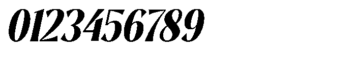 Sarghet Black Condensed Slant Font OTHER CHARS