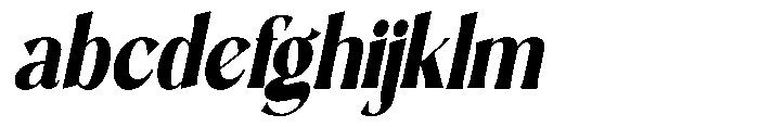 Sarghet Black Condensed Slant FONT