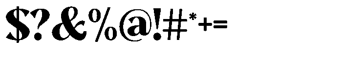 Sarghet Black Font OTHER CHARS