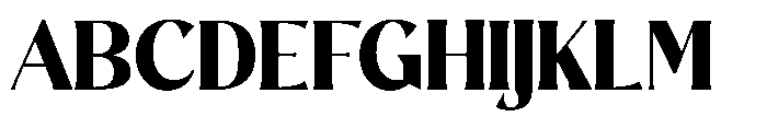 Sarghet Black Font UPPERCASE