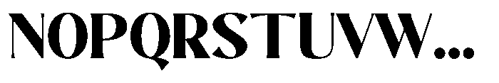 Sarghet Black Font UPPERCASE