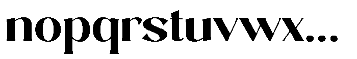 Sarghet Bold Expanded Font LOWERCASE