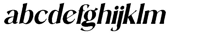 Sarghet Bold Slant FONT